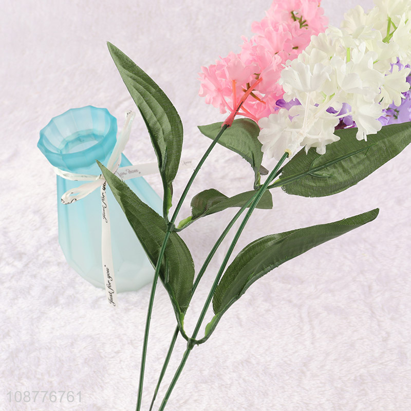 Good quality artificial flower long stemmed fake lilac