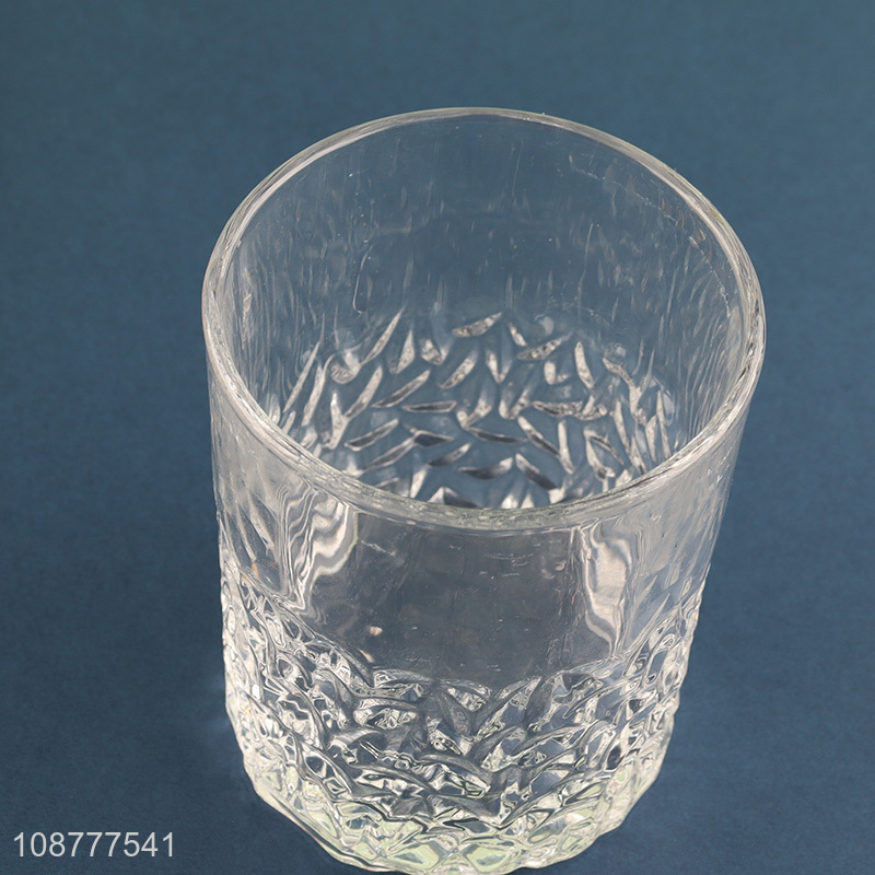 Hot selling clear glass water cup crystal wine glasses