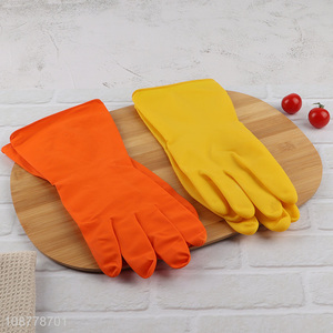 Yiwu factory latex household <em>gloves</em> cleaning <em>gloves</em>