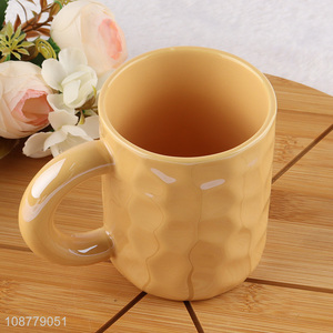 High quality glossy ceramic coffee mug water cup