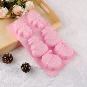 Factory supply food grade non-stick silicone cake molds