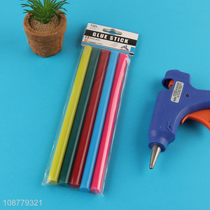 China imports 5 pieces colorful hot melt <em>glue</em> sticks