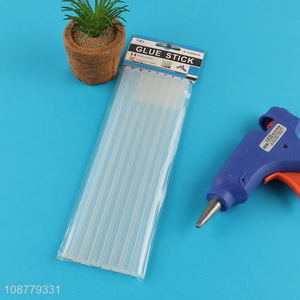 Factory price 8 pieces clear hot melt glue sticks