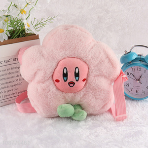 New product cute soft plush crossbody bag for kids