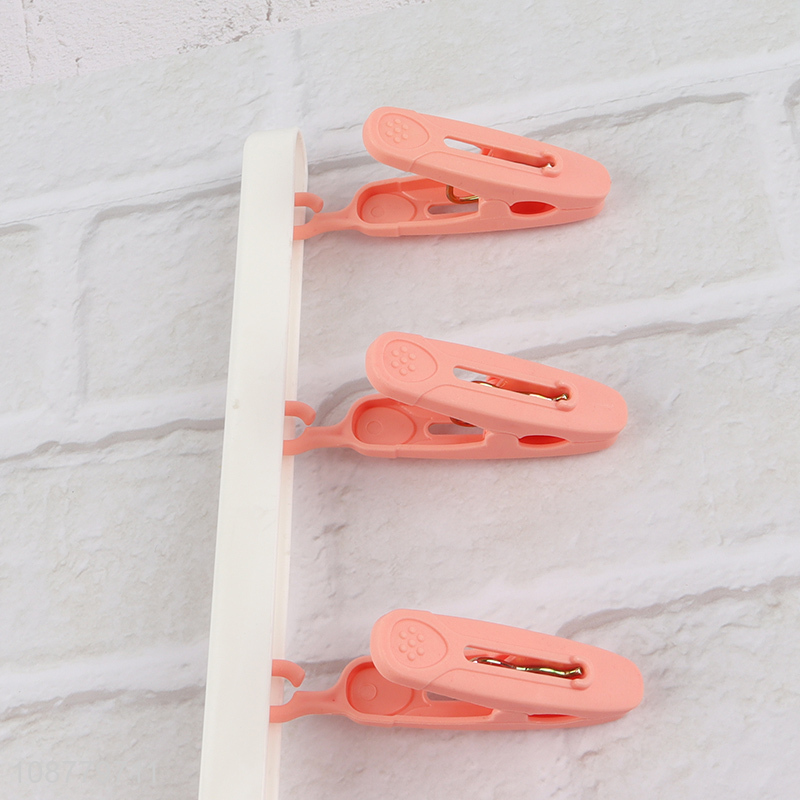 Good sale plastic clothes hanger with clothes pegs