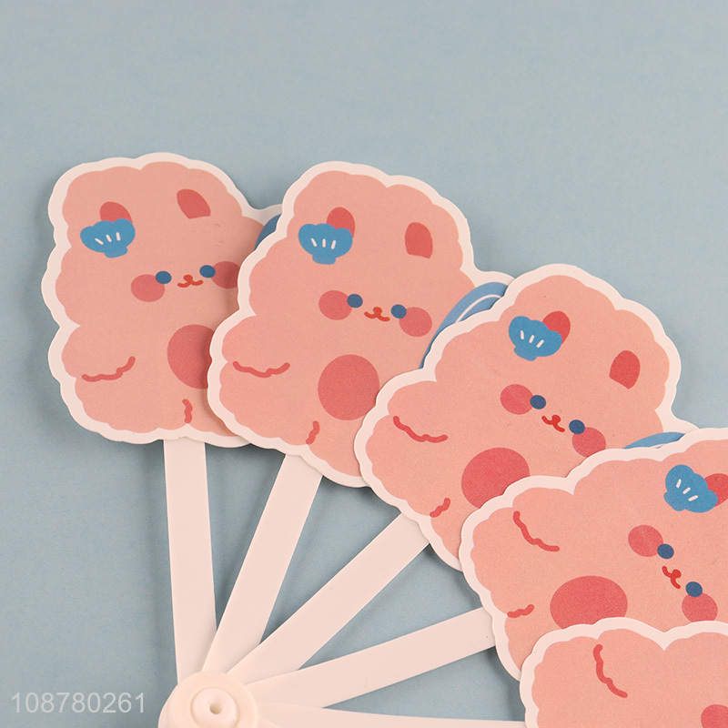 New product cute cartoon held-hand fan folding fan