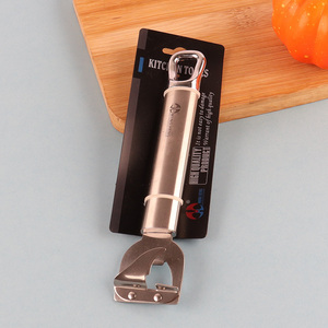 Low price stainless steel bottle opener for kitchen gadget