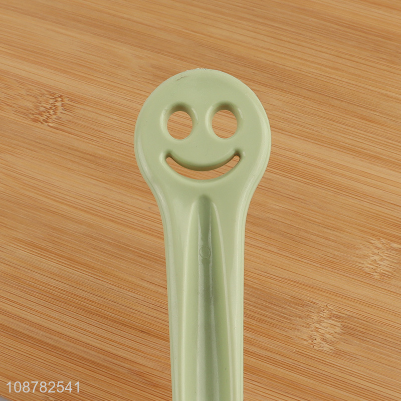 Wholesale long handle double sided toilet cleaning brush