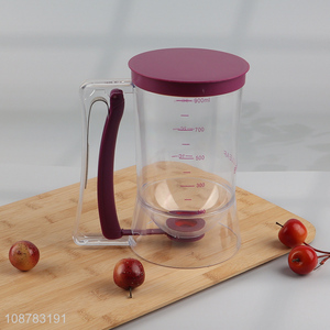 Wholesale 900ml plastic batter dispenser baking tool