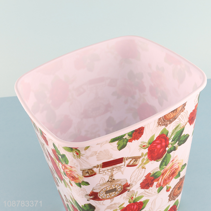 China supplier plastic home waste bin with lid