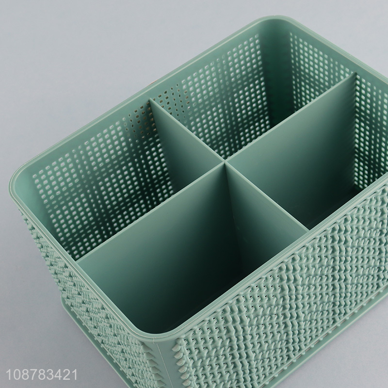 Factory supply desktop plastic storage box for office