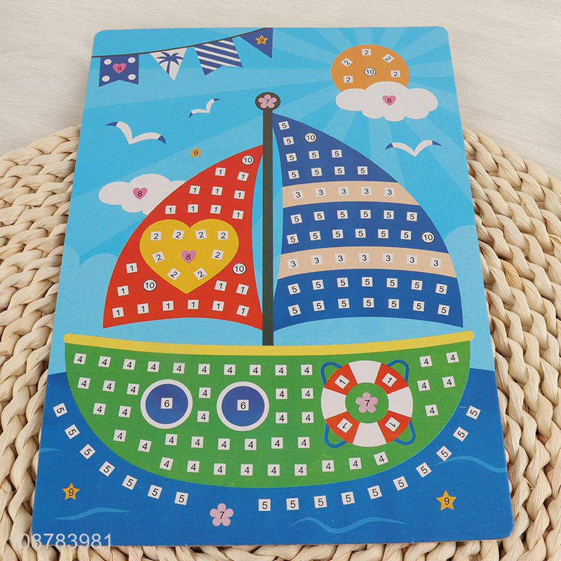 Factory Supply Mosaic Sticker Art Kits Foam Craft Stickers