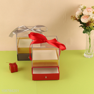 China factory gifts packaging box with drawer