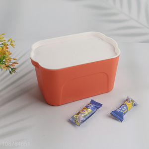 New arrival multi-function plastic <em>storage</em> <em>basket</em> with lid