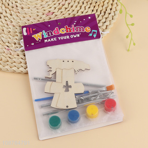 Wholesale Windchime Kit DIY <em>Halloween</em> Wooden Chimes For Kids