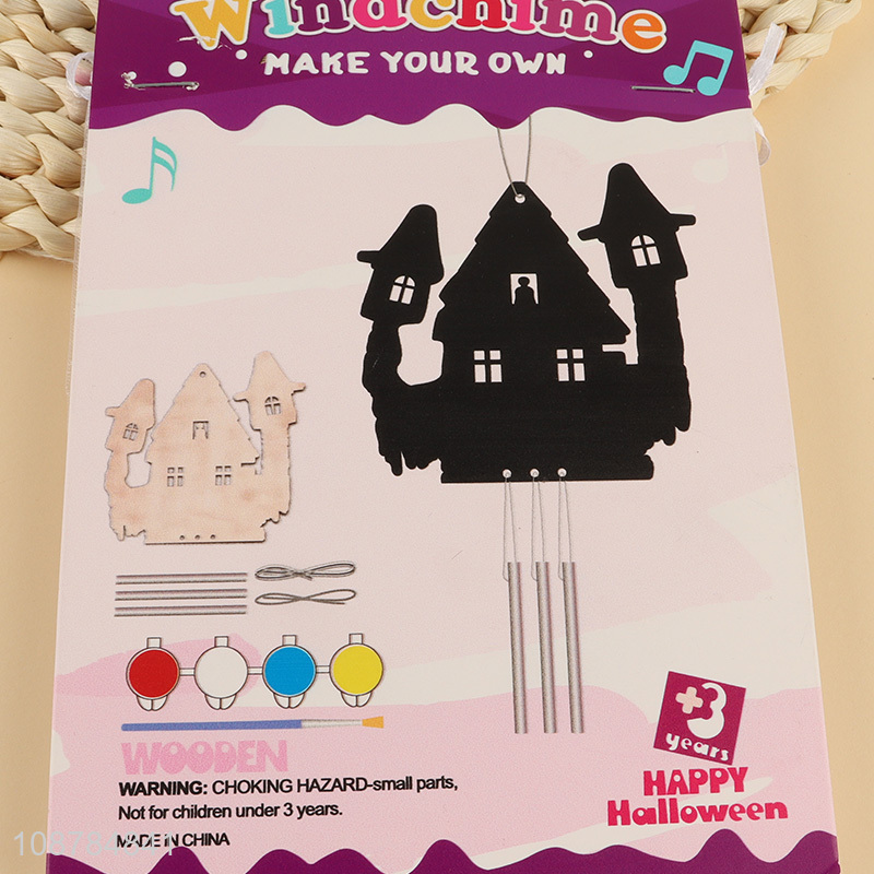 High Quality Windchime Kit DIY Halloween Wooden Chimes For Kids