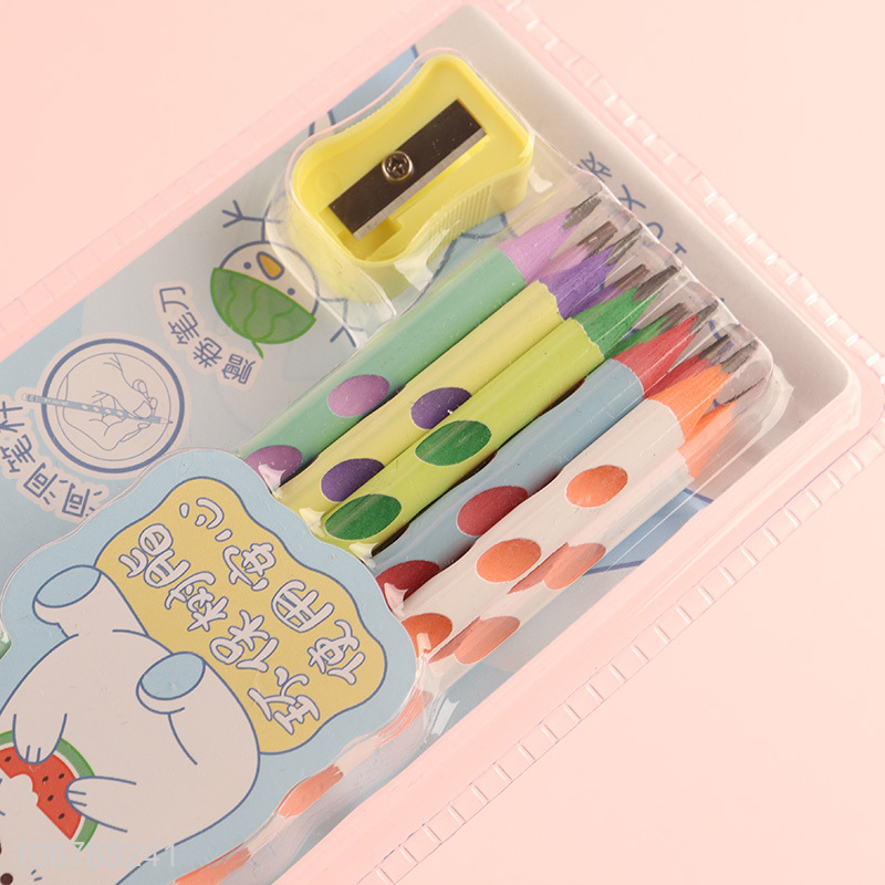 China wholesale students stationery HB pencils set