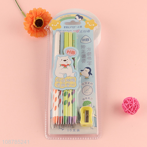 China wholesale students <em>stationery</em> HB pencils set