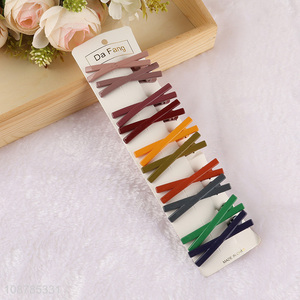 New style colorful alloy hairpin <em>hair</em> <em>clips</em>