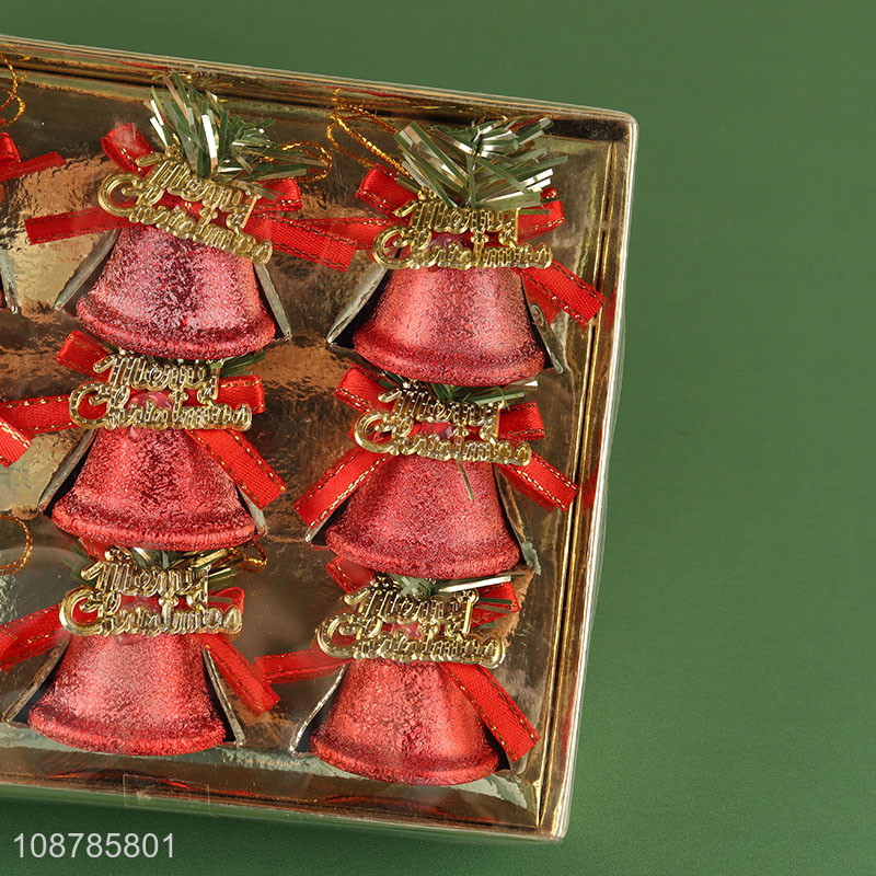 Top quality bell christmas hanging ornaments