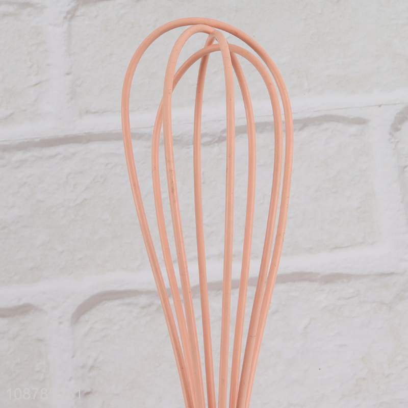 High quality wooden handle silicone balloon egg whisk