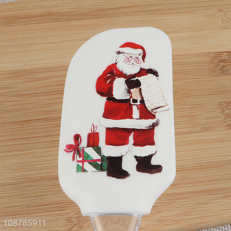 Factory supply Christmas silicone spatula for baking