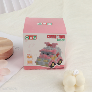 Wholesale Cute Cartoon Ambulance Building Blocks Set for Kids