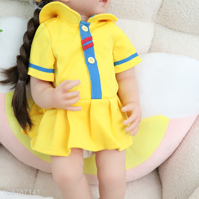 Bottom price cute reborn doll simulation doll baby toys