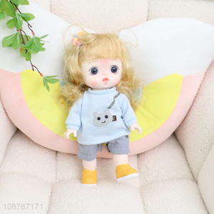 Popular product cute long hair girl doll baby toys