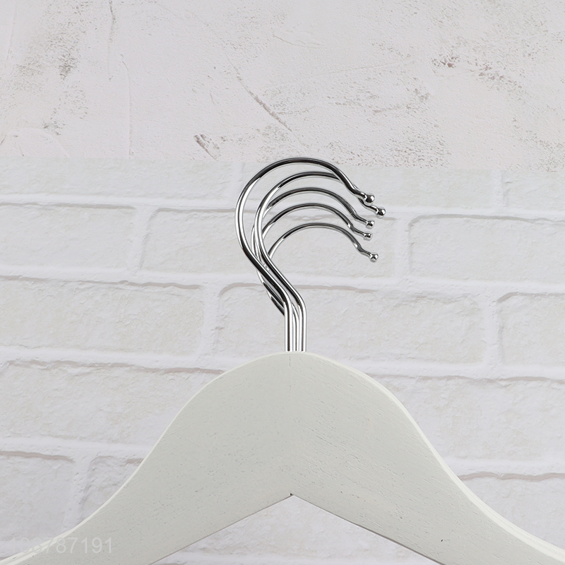 Wholesale White Hanger 5 Pieces Coat Hanger