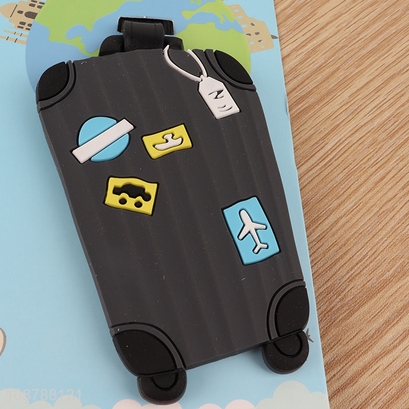 New product pvc travel luggage tag for suitcase