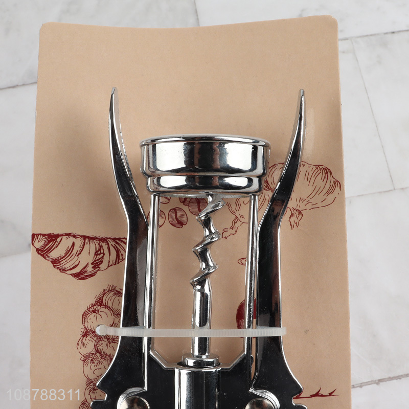 Good quality zinc wine bottle opener wing corkscrews