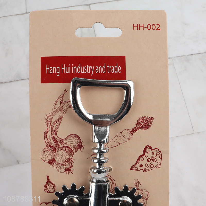 Good quality zinc wine bottle opener wing corkscrews