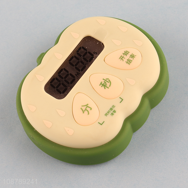 Yiwu market cartoon fruit digital timer for cooking learning