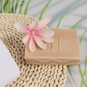 Good quality ceramic bar soap holder tray for shower