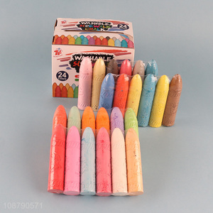 High quality non-toxic 24colors sidewalks chalk