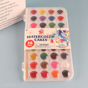 New arrival 36color dry cake paint for painting