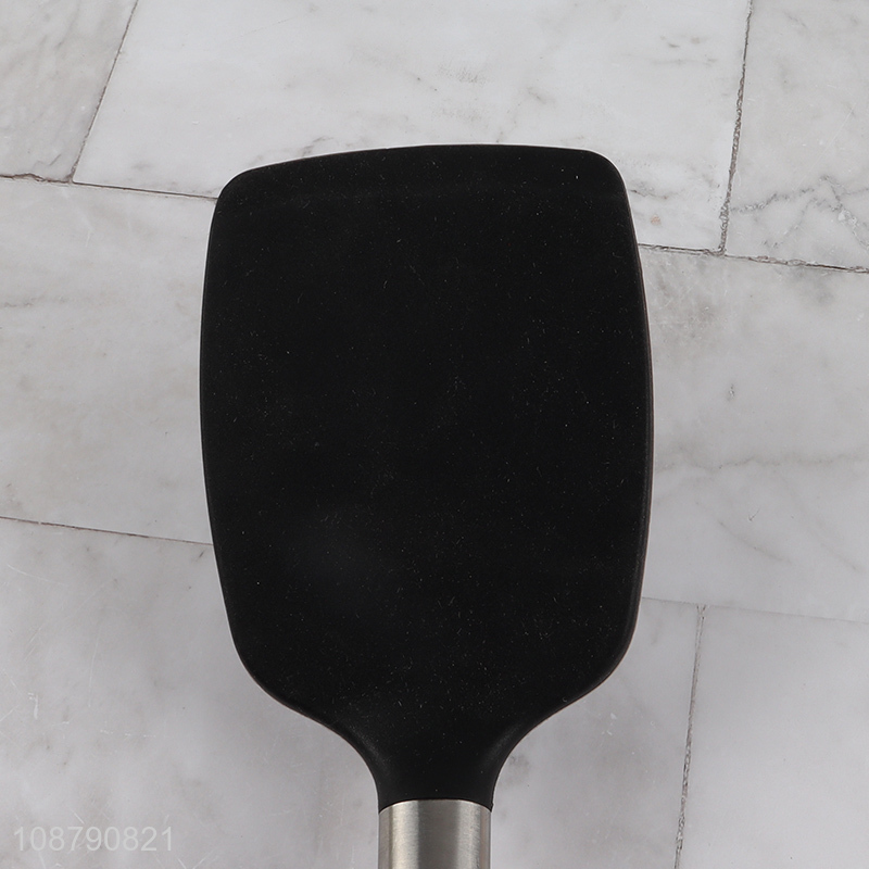 Custom lgo heat resistant silicone spatula for cooking