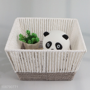 China supplier natural hand-woven <em>storage</em> <em>basket</em> for pantry