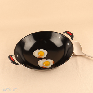 Hot sale round bottom frying pan wok