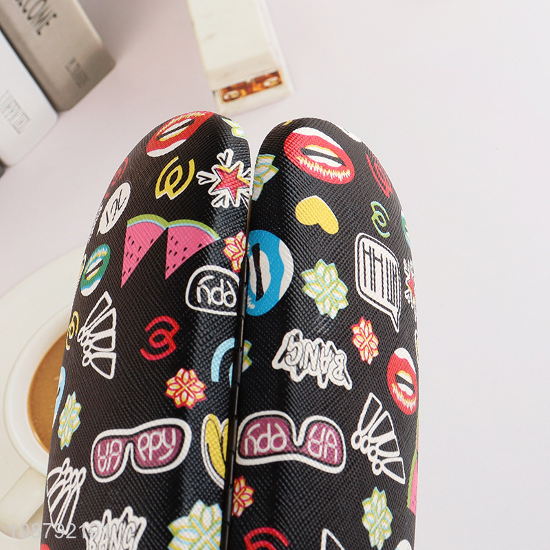 New arrival cartoon printed travel glasses case