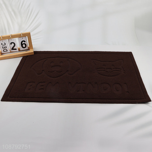 Factory price non-slip embossed <em>bath</em> <em>mat</em> bathroom rugs