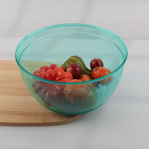 Good quality reusable plastic salad bowl serving bowl