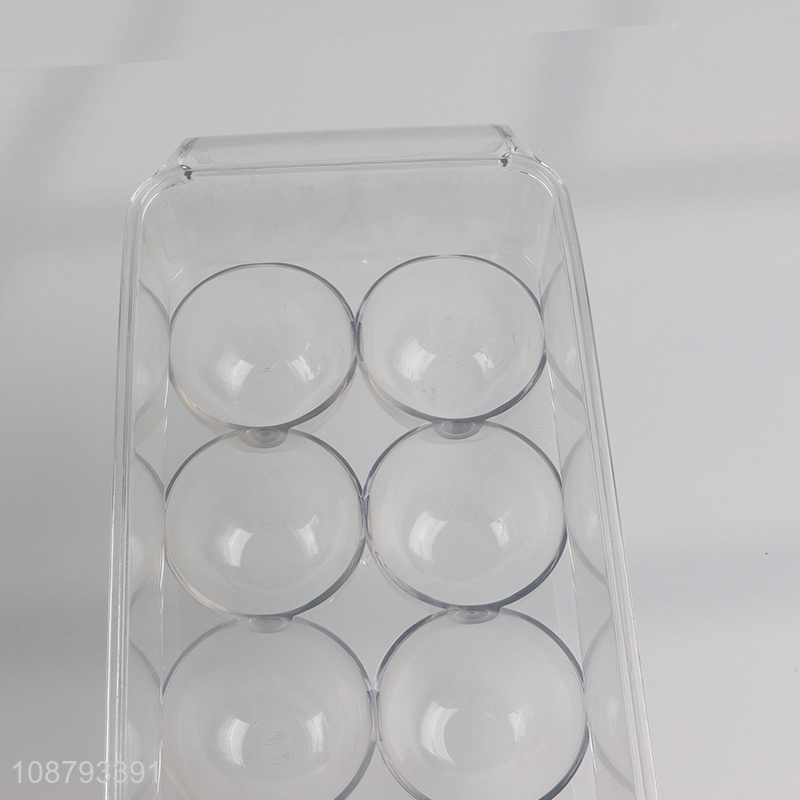 Good quality clear plastic egg tray egg holder for refrigerator