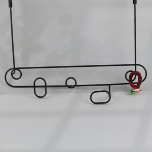 Hot selling metal over the door hooks coat hat rack