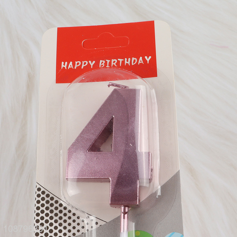 High quality numberal birthday cake candle for decor