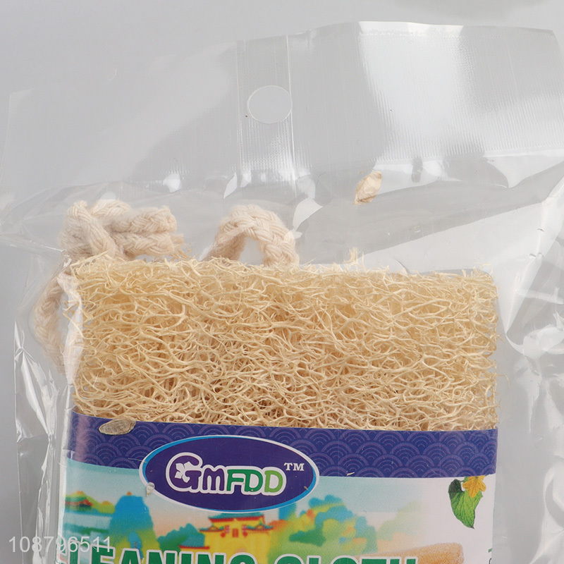 High quality heavy duty natural loofah sponge scouring pads