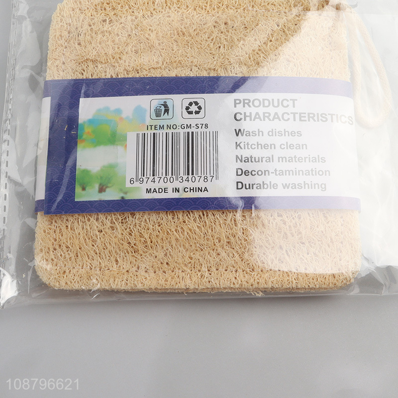 China imports heavy duty natural loofah sponge scouring pads