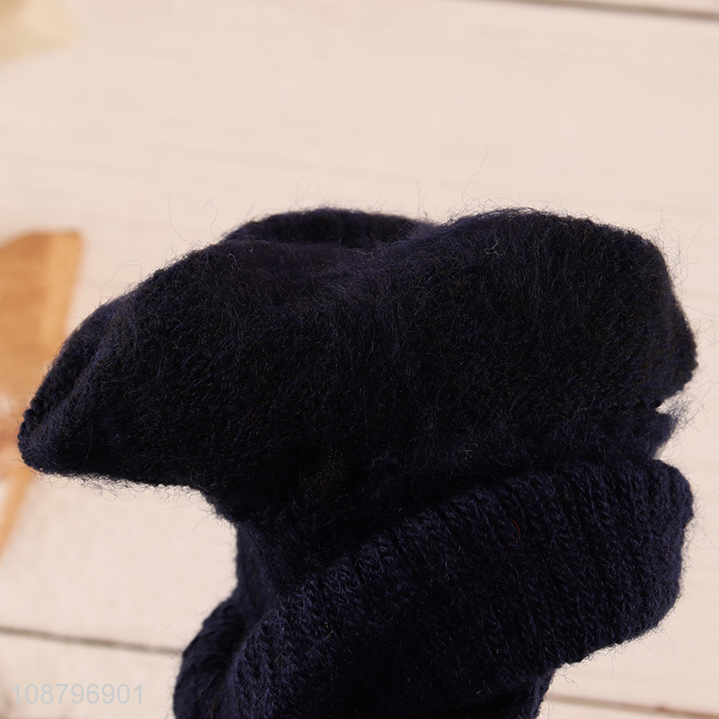 New arrival women men winter knit gloves for cycling