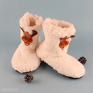 Online wholesale women's winter slippers fluffy house boots